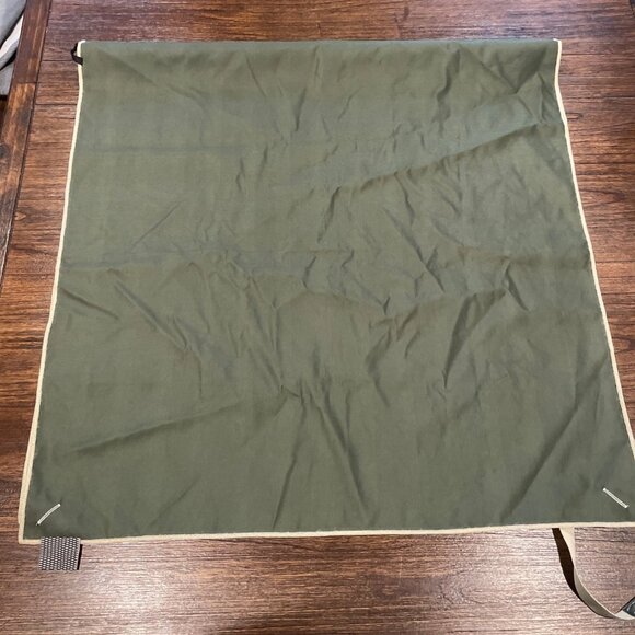 Madewell x William Ellery Microfiber Towel Slowtide Green Cream 30"x 60" - Picture 9 of 11